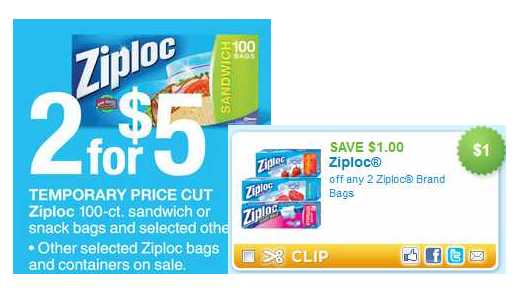 Ziploc Coupon | Perfect for this week's Target Sale! - Passion for Savings
