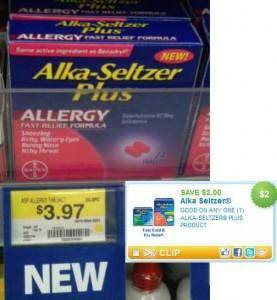 Alka-Seltzer Plus Alka Seltzer Coupon
