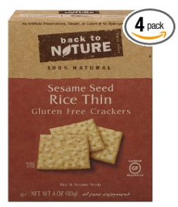 Back to Nature Gluten Free Crackers