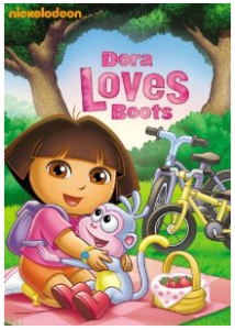 $3 off the Dora Loves Boots DVD