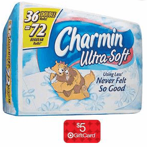 Charmin Coupon and Gift Card Deal at Target! | $0.40 per Double roll