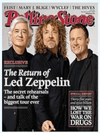 Rolling Stone Magazine Subscription only $3.99 per year!