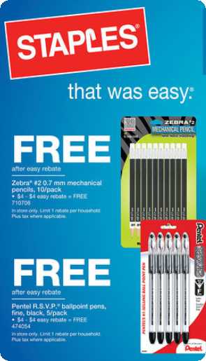 Staples Back to School Deals