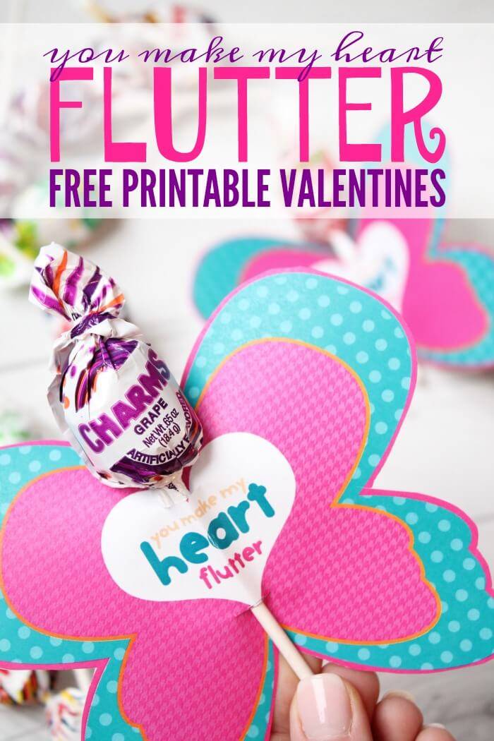 Free Valentines Day Printables Butterfly Valentines Passion For Savings