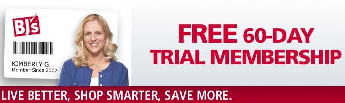 Free BJ's Membership (60 Day Trial Offer) - Passion for Savings