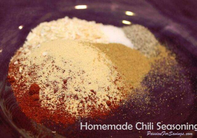 Homemade Chili Seasoning Recipe