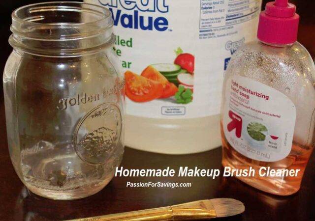 Homemade Makeup Brush Cleaner