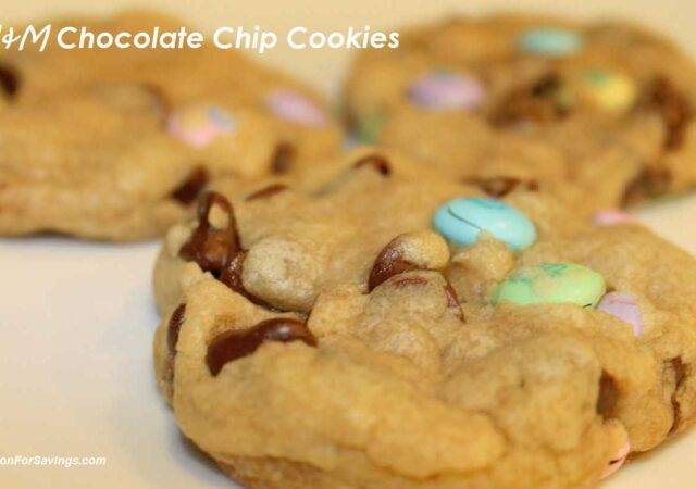 M&M Chocolate Chip Cookies Recipe