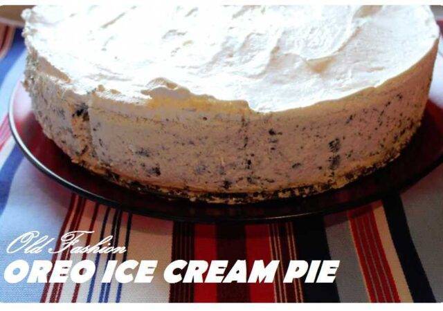 Oreo Ice Cream Pie Recipe