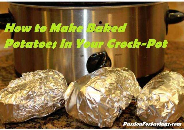 How to Make Baked Potatoes in the Crock Pot