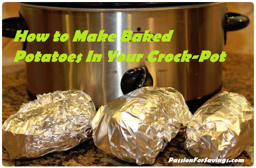 How to Make Baked Potatoes in the Crock Pot