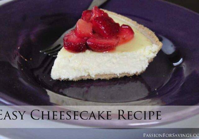 Easy Cheesecake Recipe