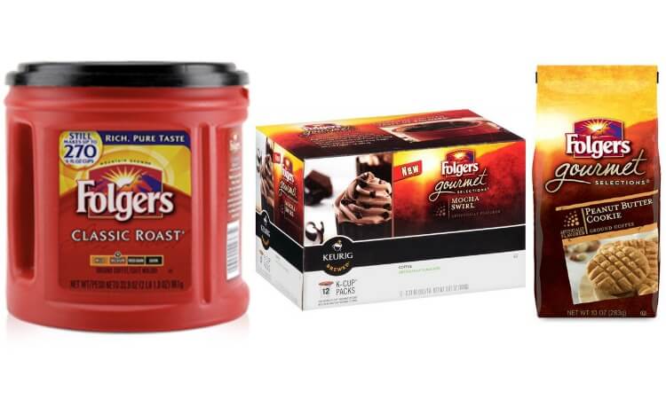 Folgers Coupons for Bagged Coffee, K-Cups & More