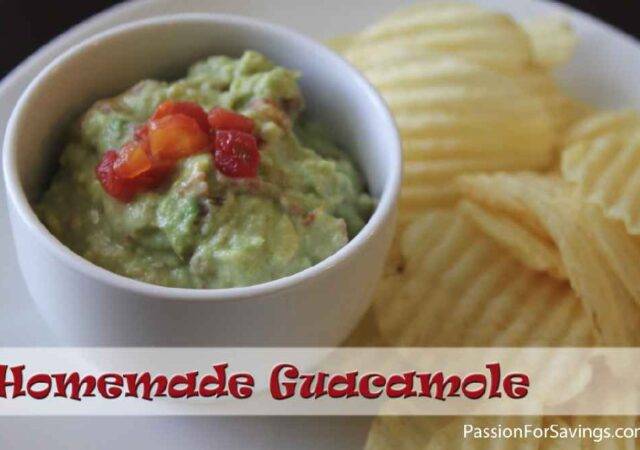 Easy Homemade Guacamole Recipe
