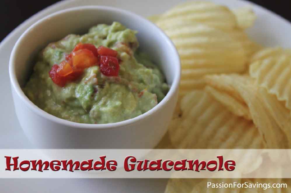 Easy Homemade Guacamole Recipe