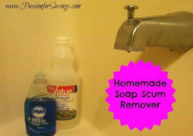Homemade Soap Scum Remover