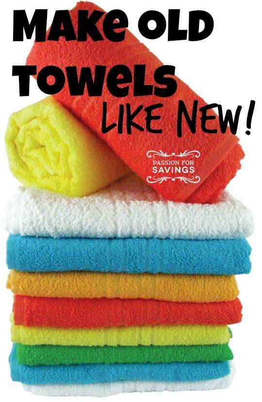 make old towels like new