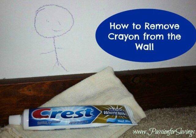 Remove Crayon from the Wall