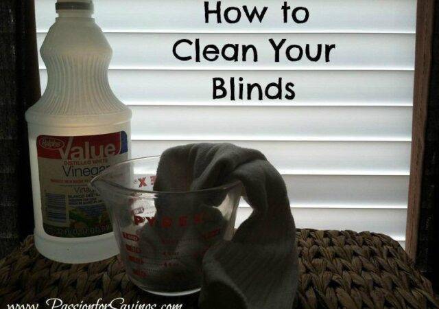 How to Clean Your Blinds