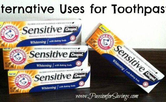 Alternative Uses for Toothpaste