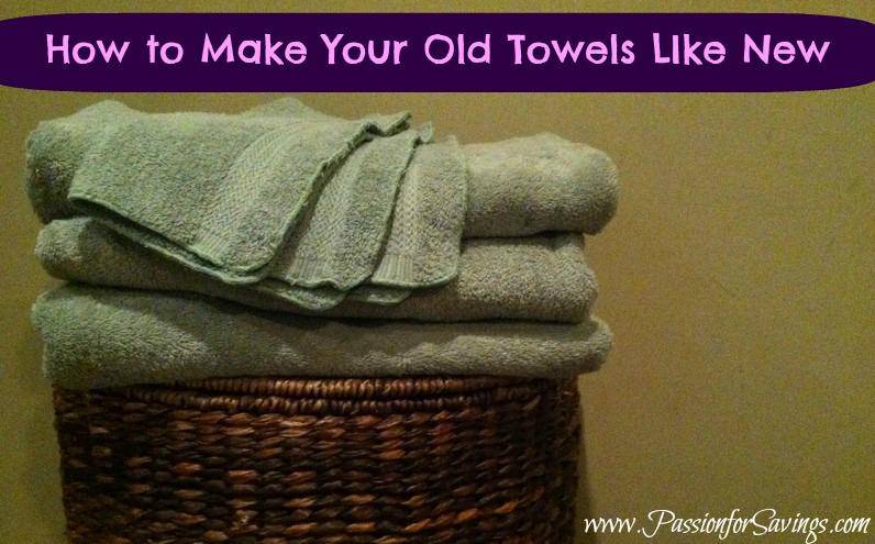 Make Old Towels Like New