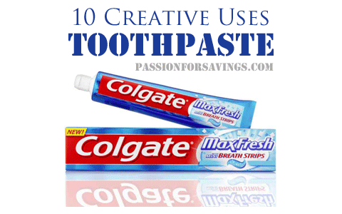 uses for toothpaste