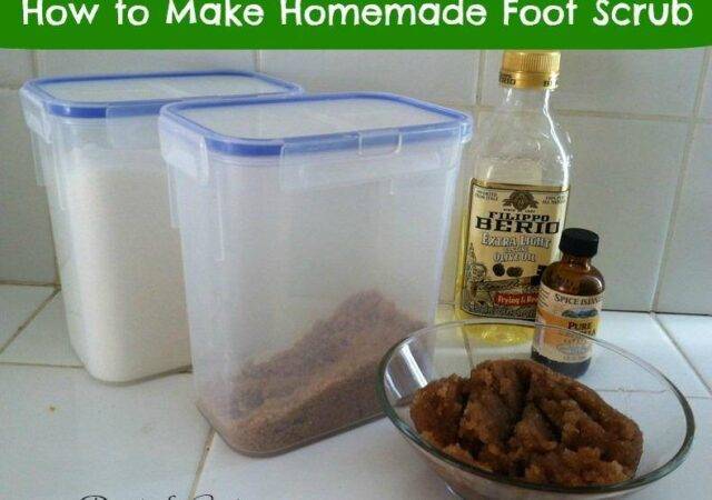 Homemade Foot Scrub