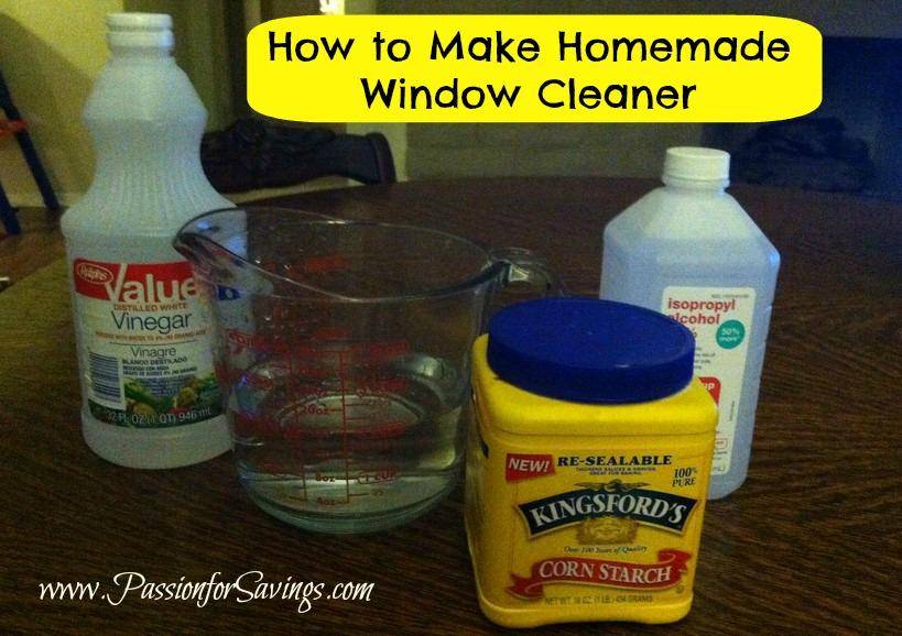 Homemade Window Cleaner