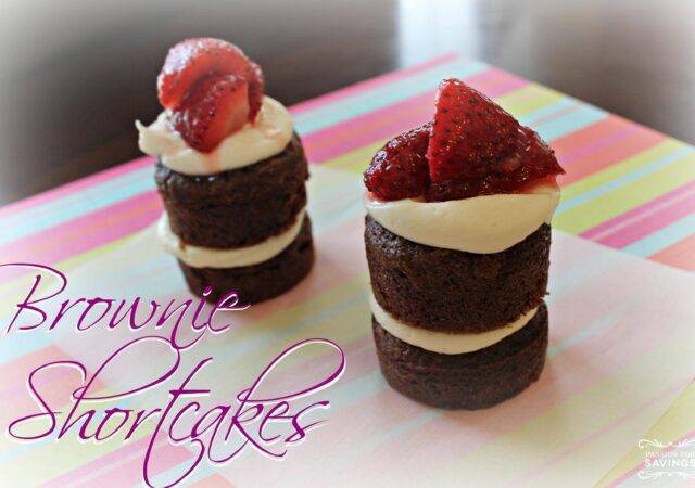 Brownie Shortcakes Recipe