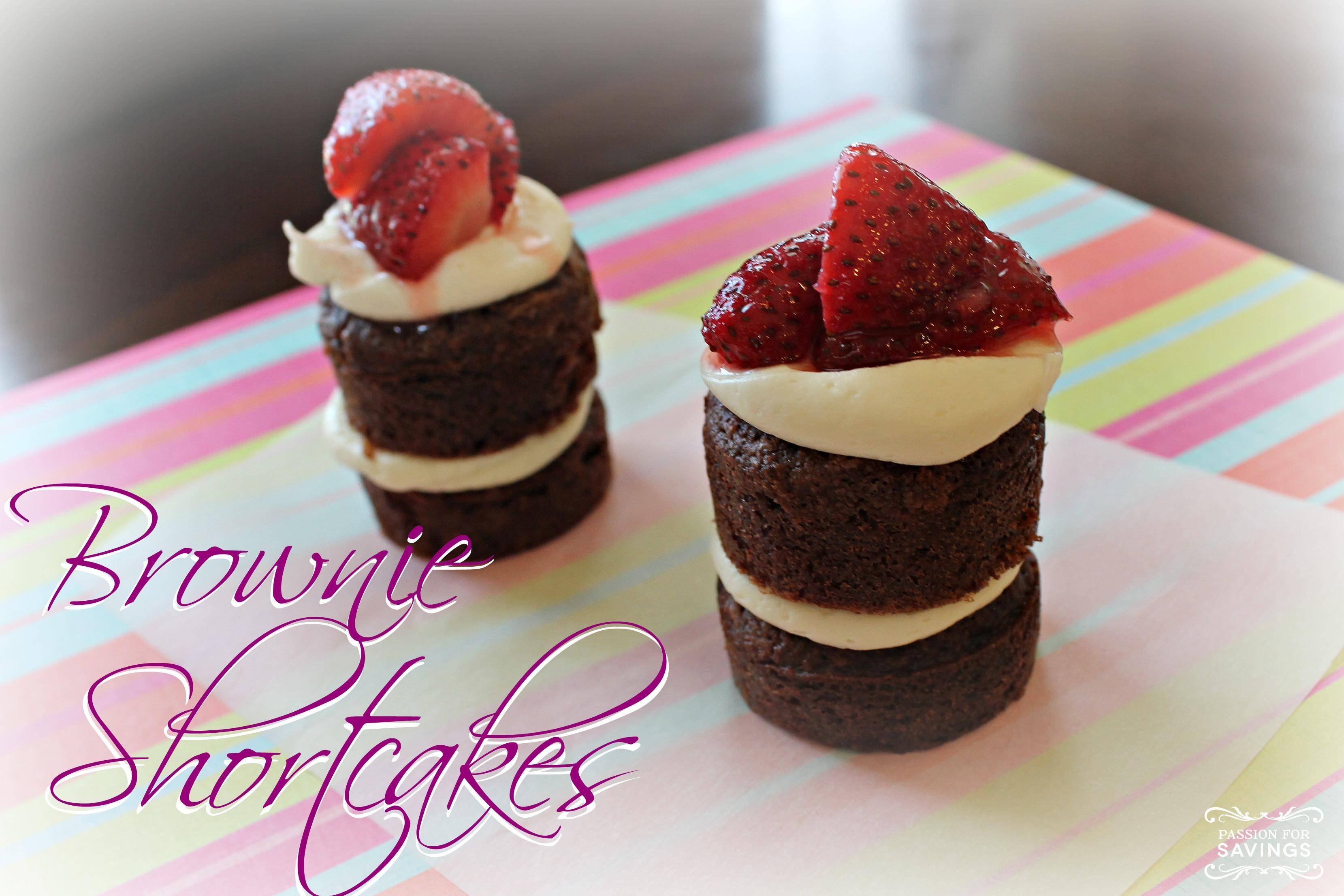 Brownie Shortcakes Recipe