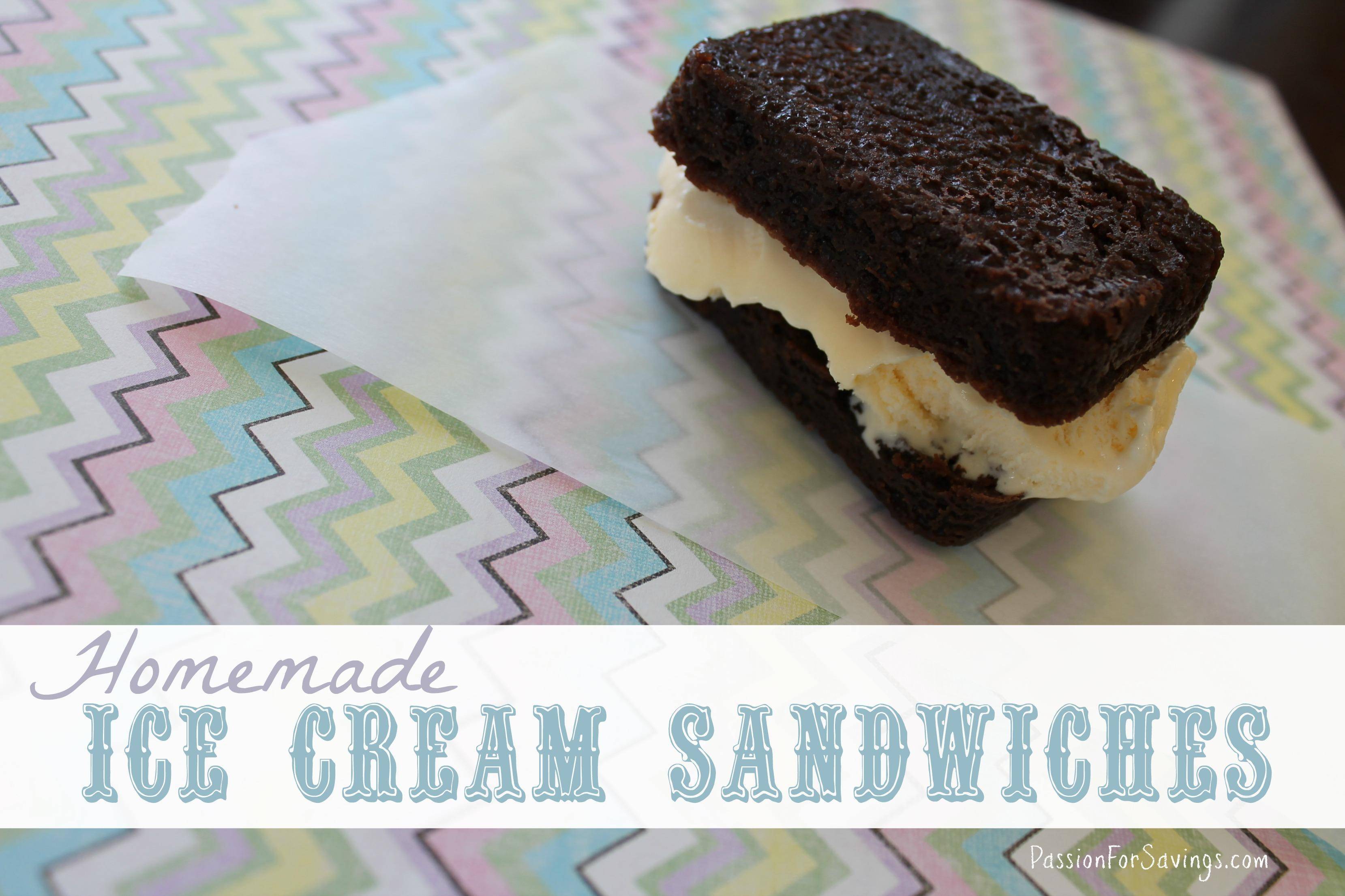 Ice Cream Sandwiches Recipe