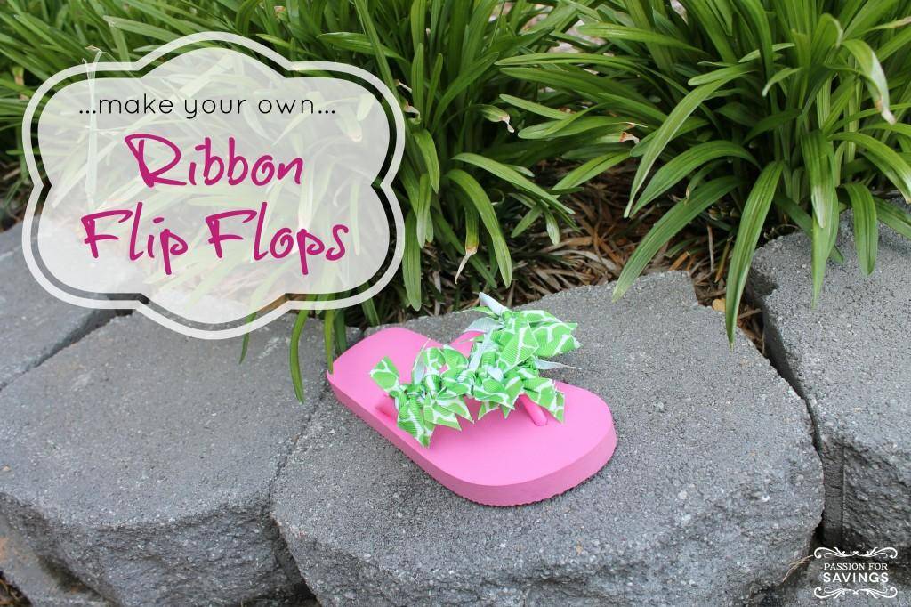 Ribbon Flip Flops