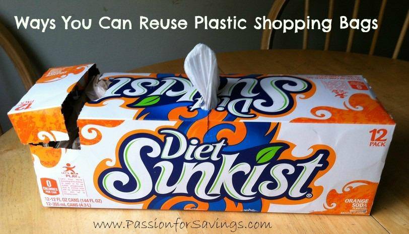 Ways You can reuse plastic shopping bags