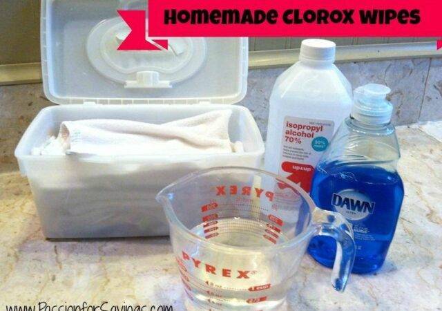 Homemade Clorox Wipes