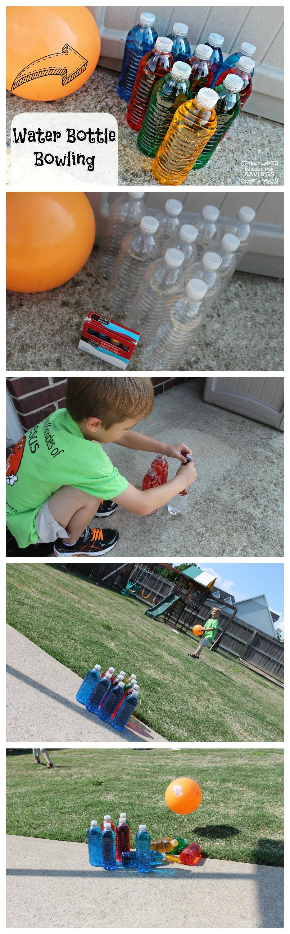 Water Bottle Bowling How To