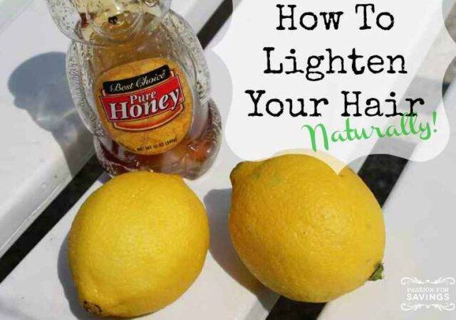 How to Lighten Your Hair Naturally