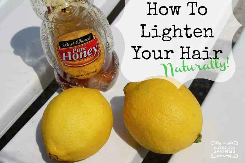 How to Lighten Your Hair Naturally