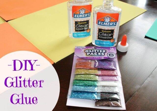 How to Make Glitter Glue