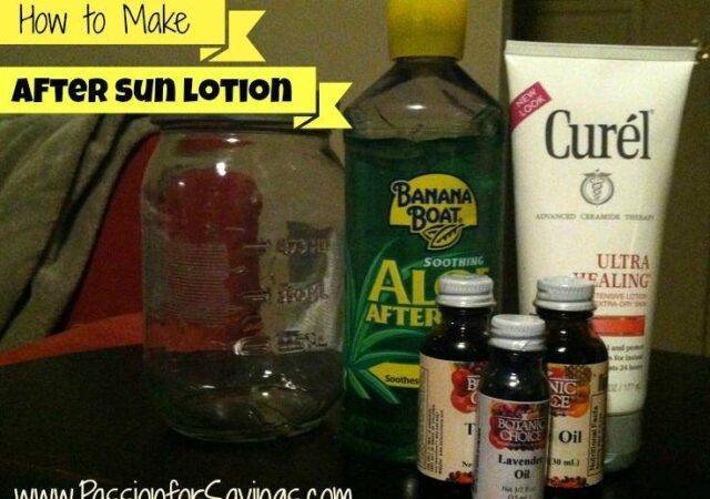 How to Make After Sun Lotion