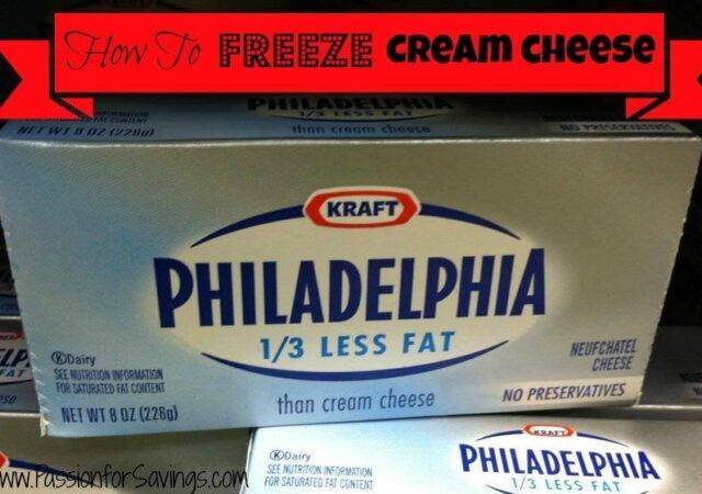 How to Freeze Cream Cheese