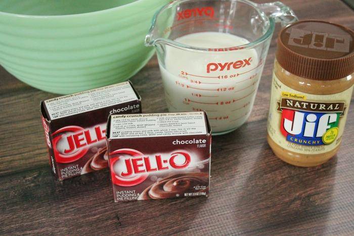 No Bake Peanut Butter Pie Recipe Ingredients