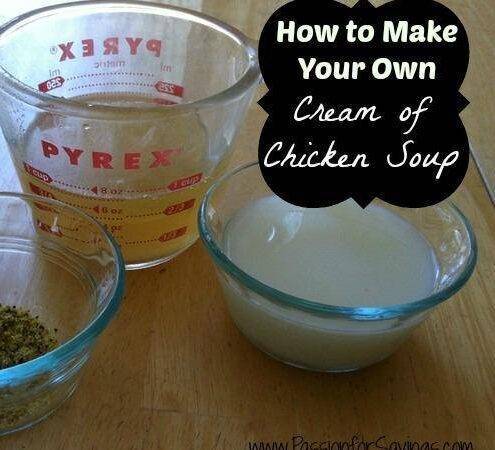 How to Make Your Own Cream of Chicken Soup
