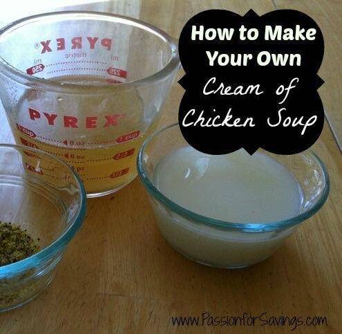 How to Make Your Own Cream of Chicken Soup