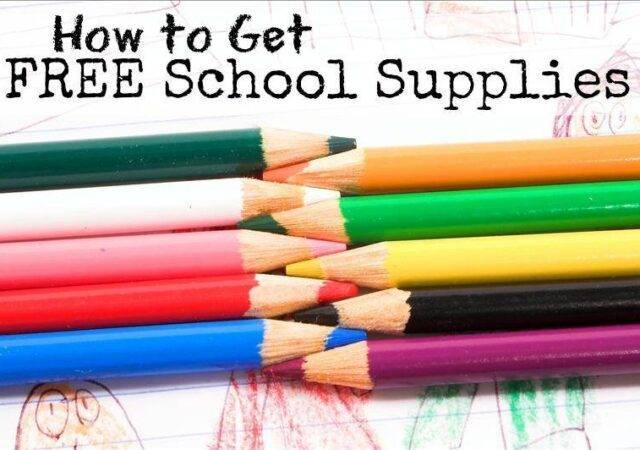 how to get free school supplies