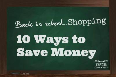 save on back to school shopping
