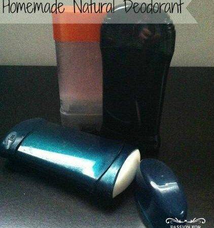 Homemade Natural Deodorant