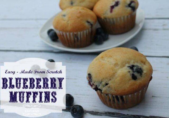 easy blueberry muffins recipe