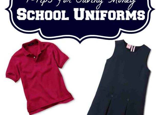 saving money on school uniforms
