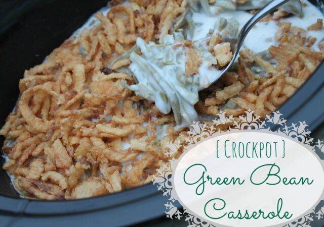crockpot green bean casserole recipe