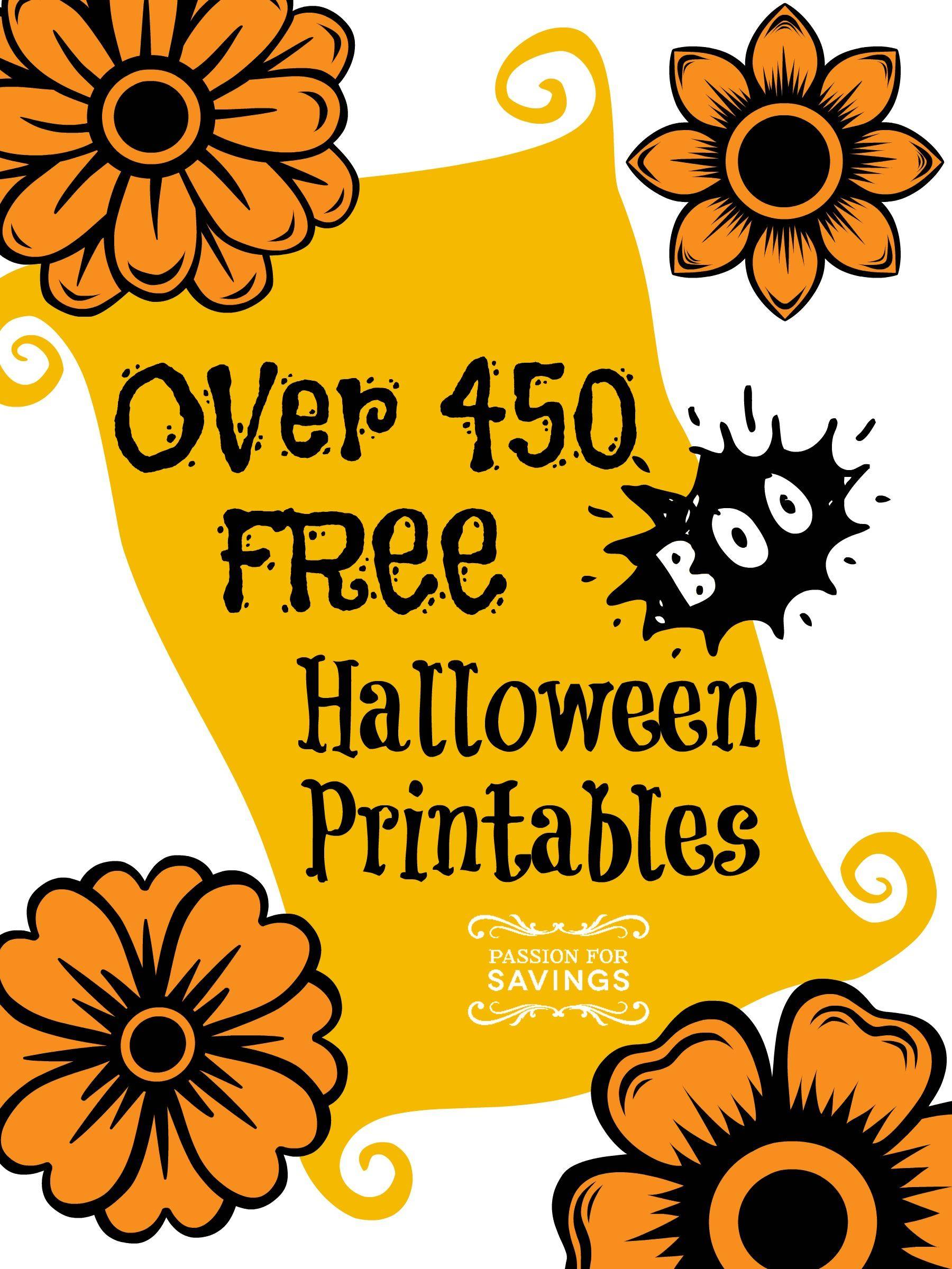 Halloween Party Free Printables